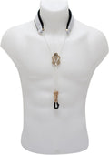 Bg S28JMSH Collare Bianco in Pelle per Sassofono Sax