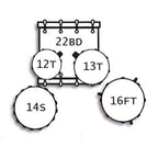Spark Bd22 Silver Spark Drum