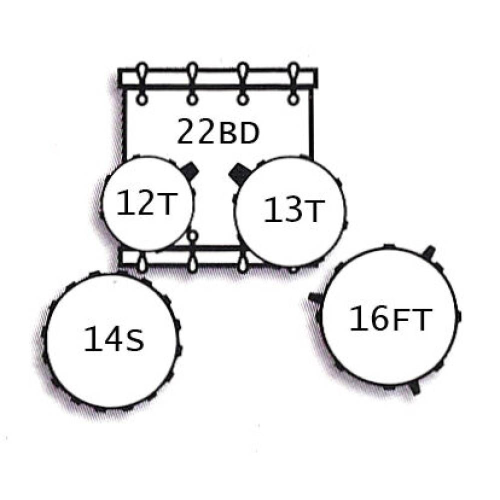 Spark Bd22 Silver Spark Drum