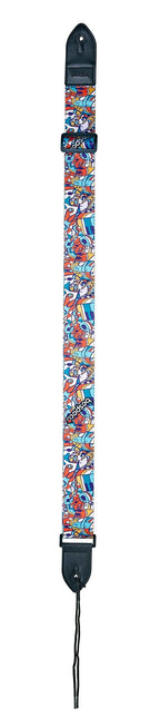 Bespeco Tracolla Professionale per Chitarra in Cotone Rinforzato Pattern Chiaro