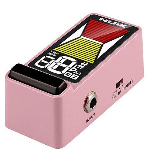 Nux NTU3 Flow Tune MKII Pedal Tuner with Compensated Mode Pink