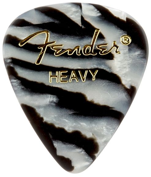 Fender Plettri 351 Zebra Heavy Pack 12 Pz