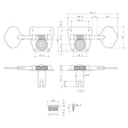 Gotoh Meccaniche Basso 4L Nickel