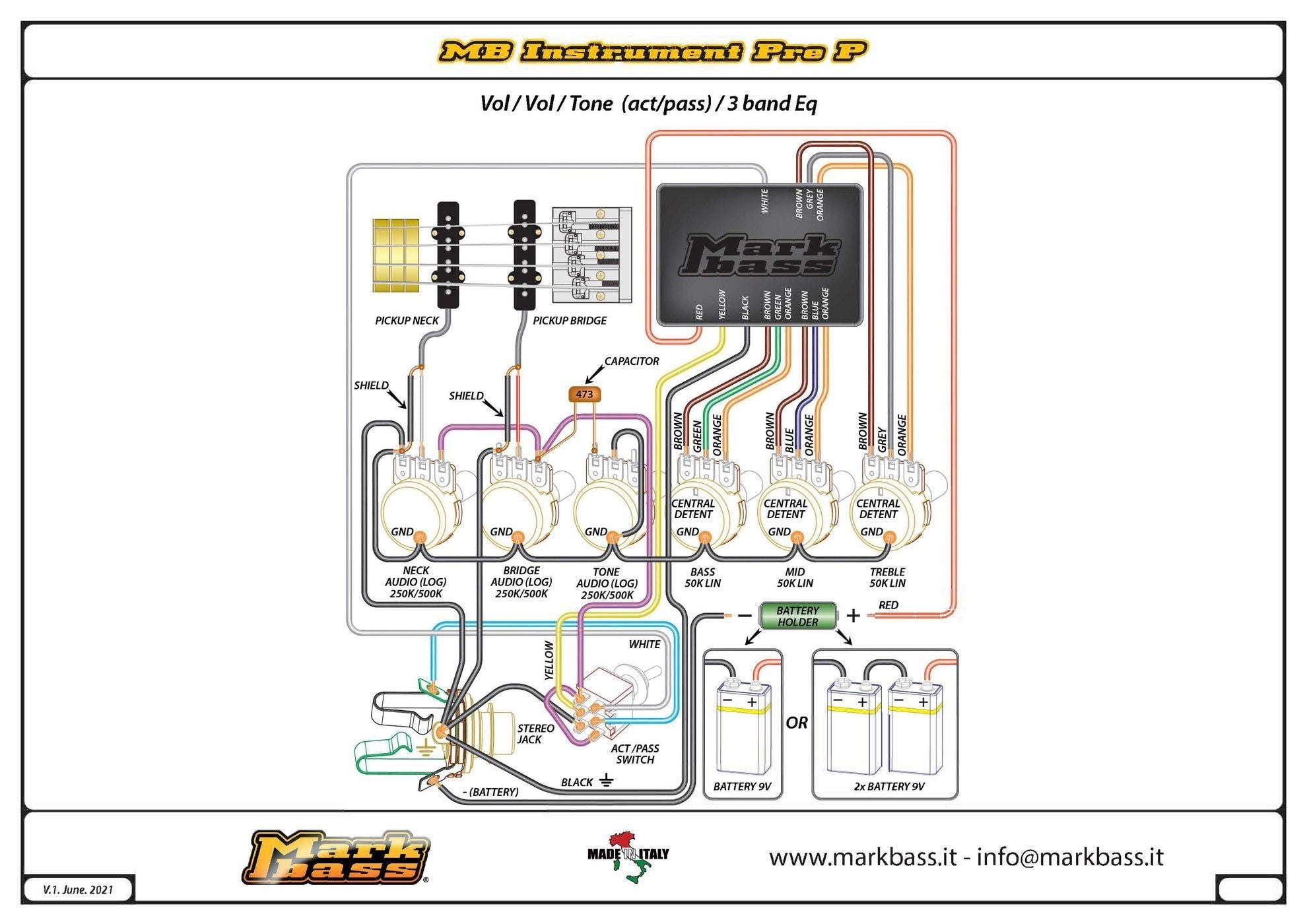Markbass MB Instrument Pre P