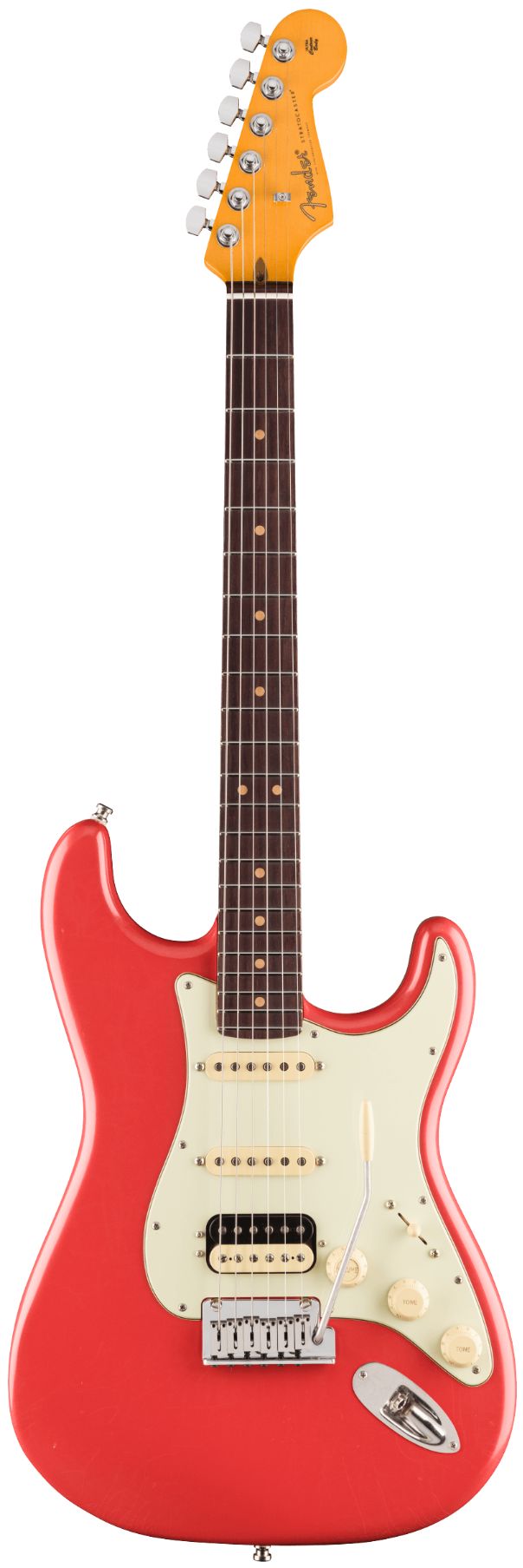 Fender American Ultra Luxe Vintage '60s Stratocaster HSS RW Fiesta Red