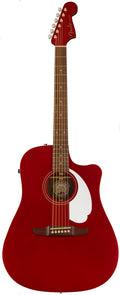 Fender Redondo Player Walnut Fingerboard White Pickguard Candy Apple Red
