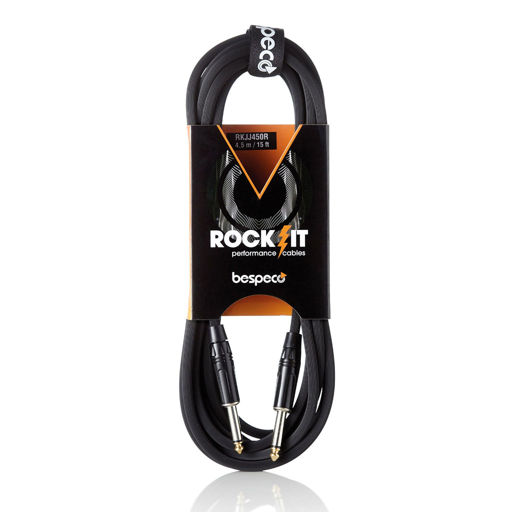 Bespeco Cavo Strumenti Jack Mono Jack Mono Mt 4,5 Rockit Guaina Rigata
