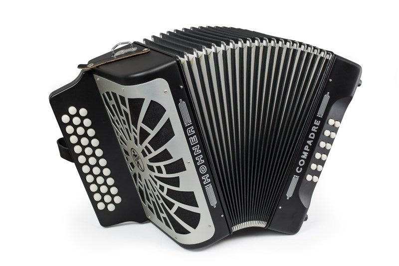 Hohner Compadre fbbeb nero silver grill