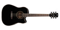 Cort Ad880Ce Black Nera con Borsa Chitarra Acustica