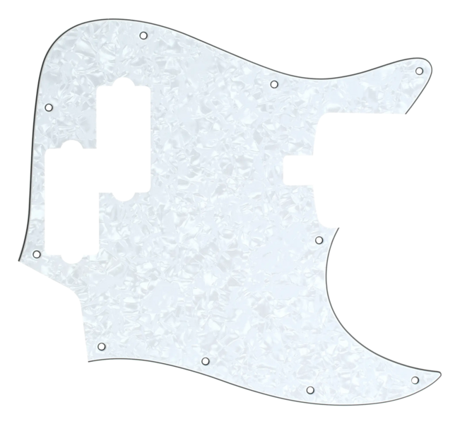 Sadowsky Battipenna White Pearl per Basso 4 Corde J Style