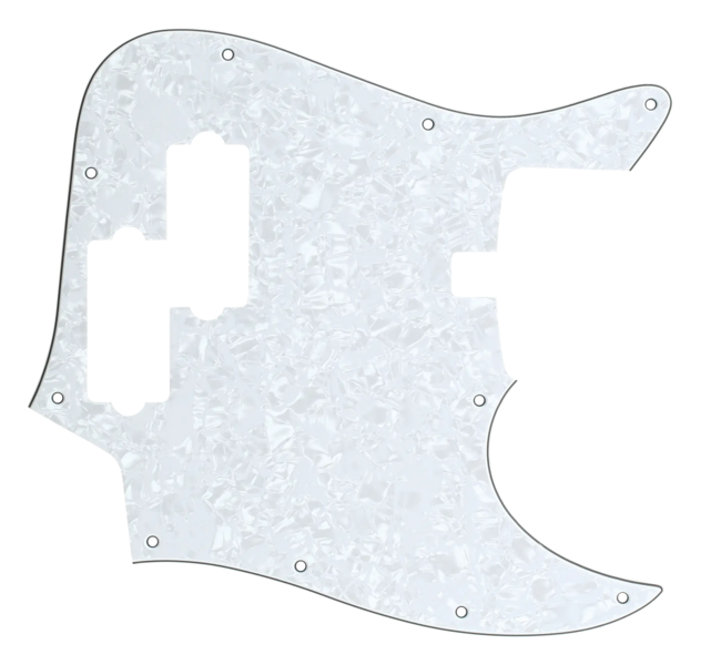 Sadowsky Battipenna White Pearl per Basso 5 Corde J Style