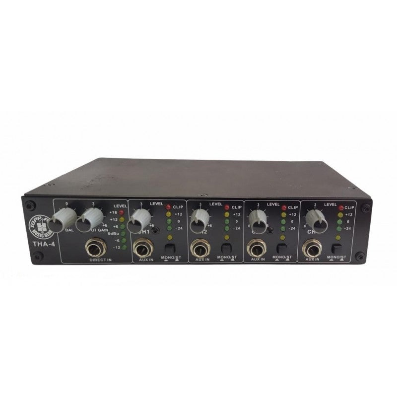 Topp Pro THA4 Amplificatore per Cuffia 4 Canali