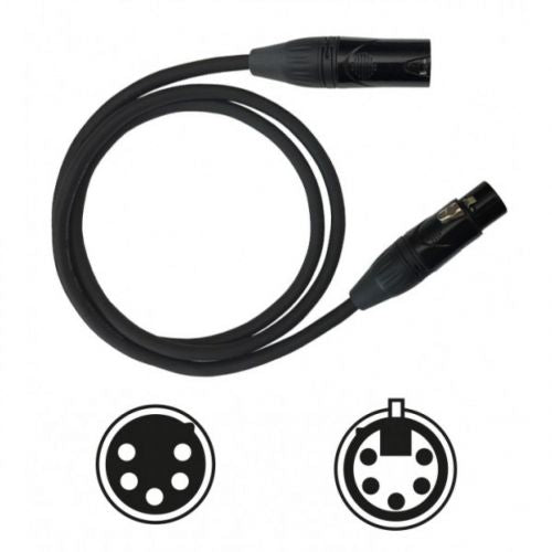 Zzipp Cavo dmx xlr maschio - xlr femmina 5 poli, 10 m