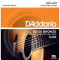D'Addario Ej10 3-Pack Muta per Chitarra Acustica Bronze 10 - 47