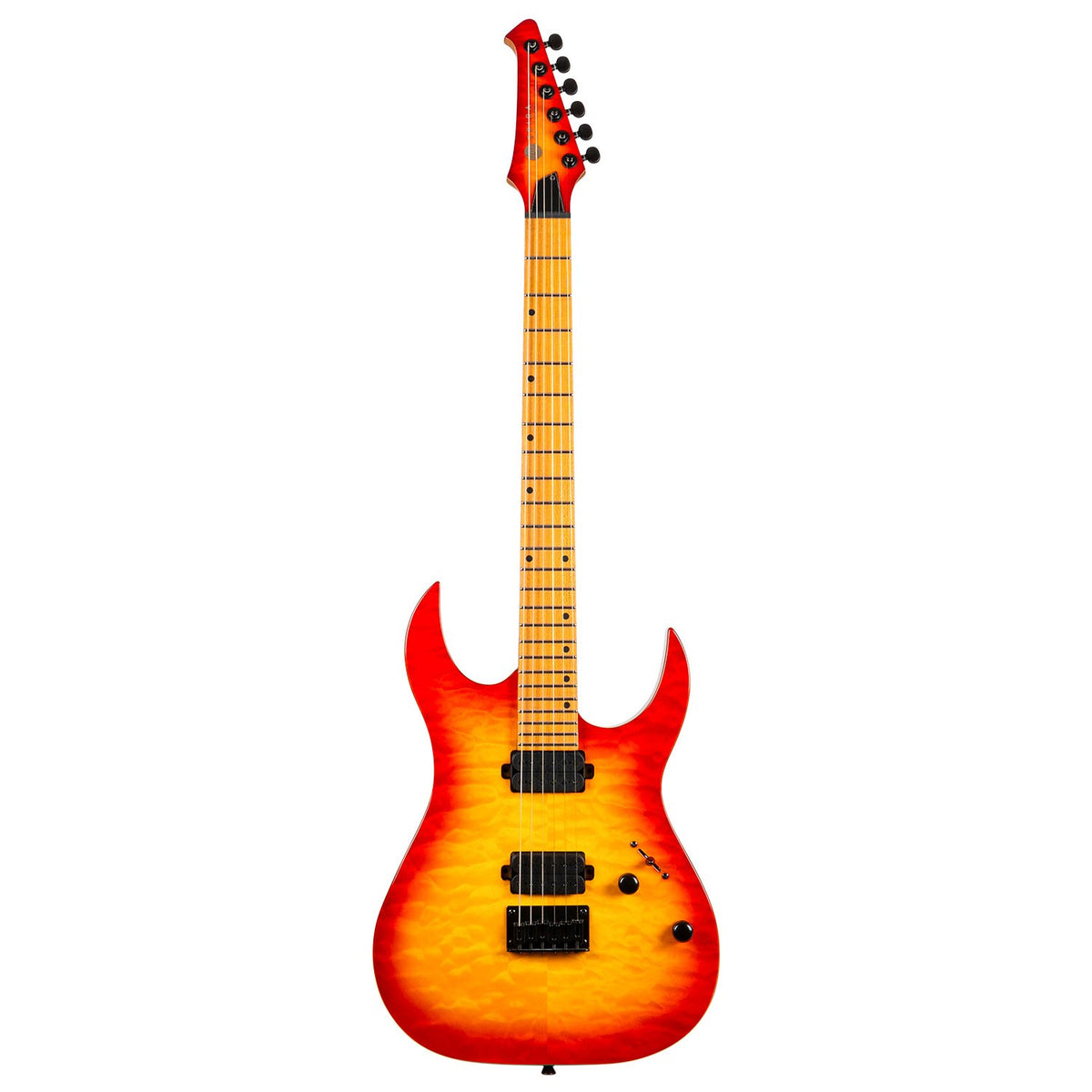 Spira Guitars S-500 QFB Chitarra elettrica 6 ponte fisso
