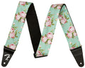 Fender Tracolla  Floral Strap 2' Surf Green