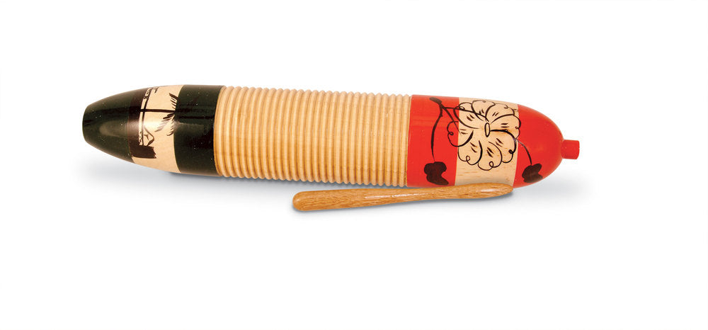 Gewa Club Salsa Guiro Con Bacchetta In Legno
