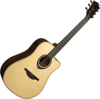 Lag Thv30Dce Chitarra Acustica Natural Con Hyvibe System