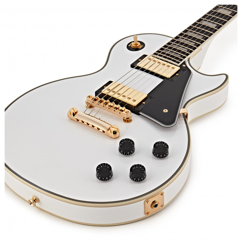 Epiphone Les Paul Custom Alpine White Electric Guitar