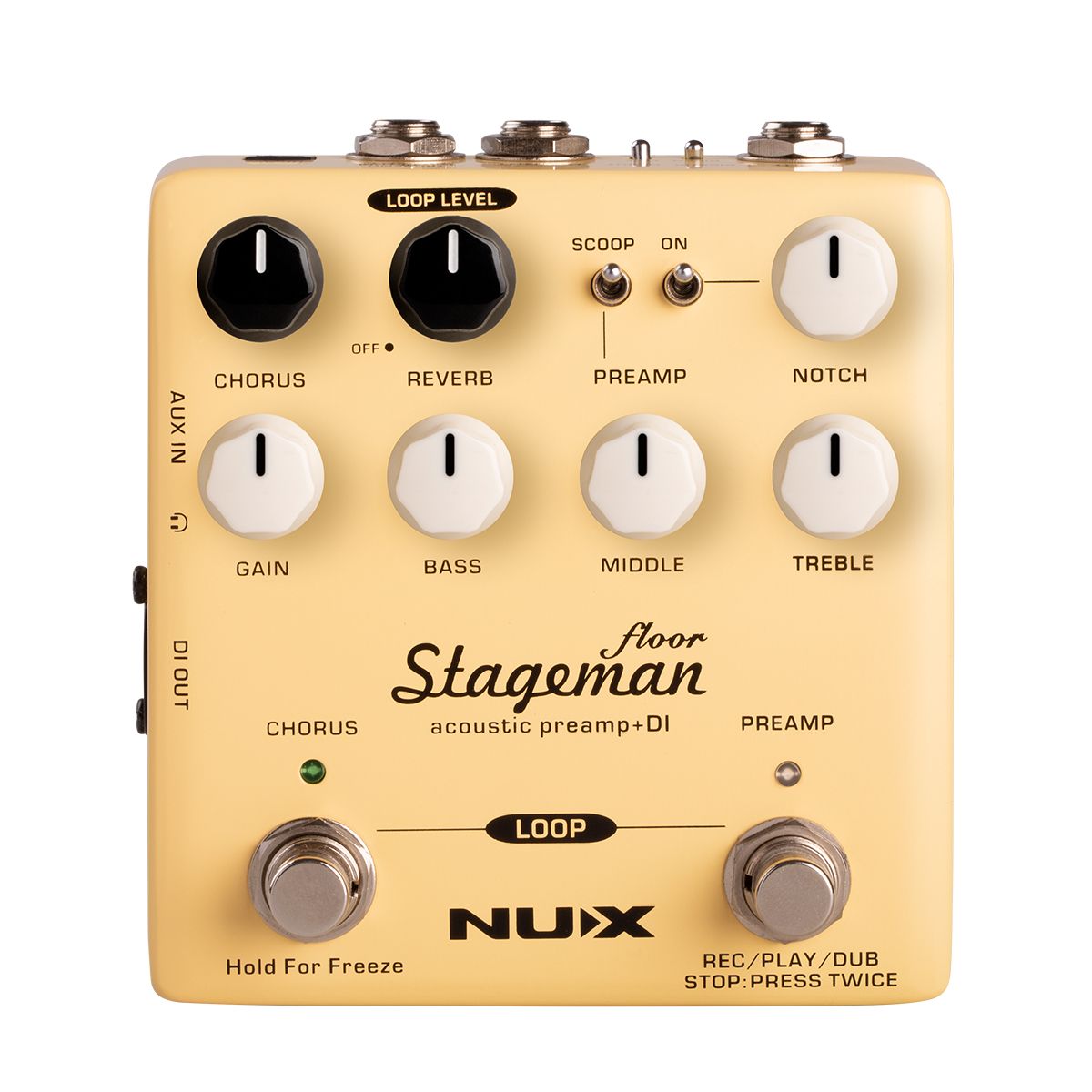 Nux Stageman Floor Preamp Acustico Analogico