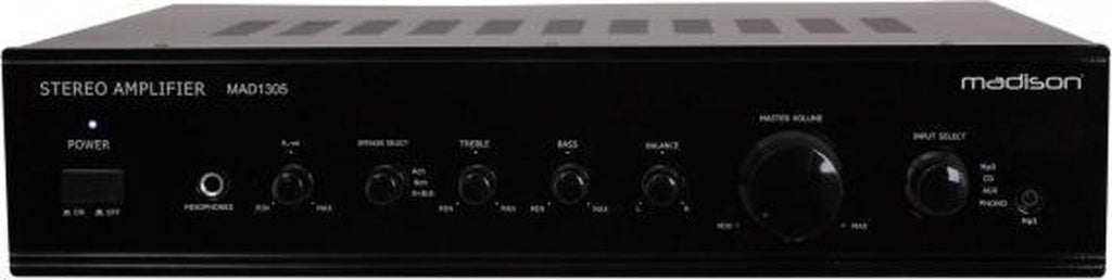 Madison Stereo Amplifier Black 2x100W