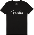Fender T-Shirt Spaghetti Logo Men'S Tee Black X-Large