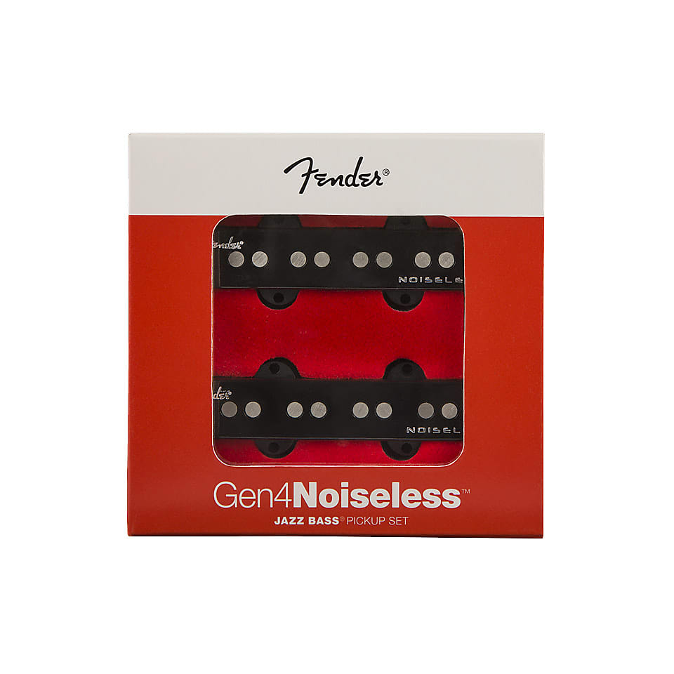 Fender Gen 4 Noiseless Jazz Bass Pickup Set di 2