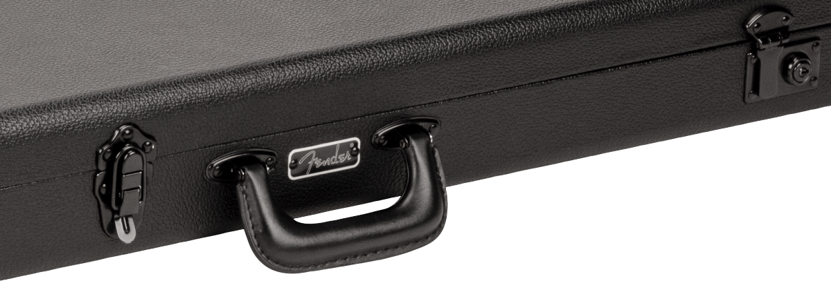 Fender Classic Series Wood Case Stratocaster Telecaster Blackout