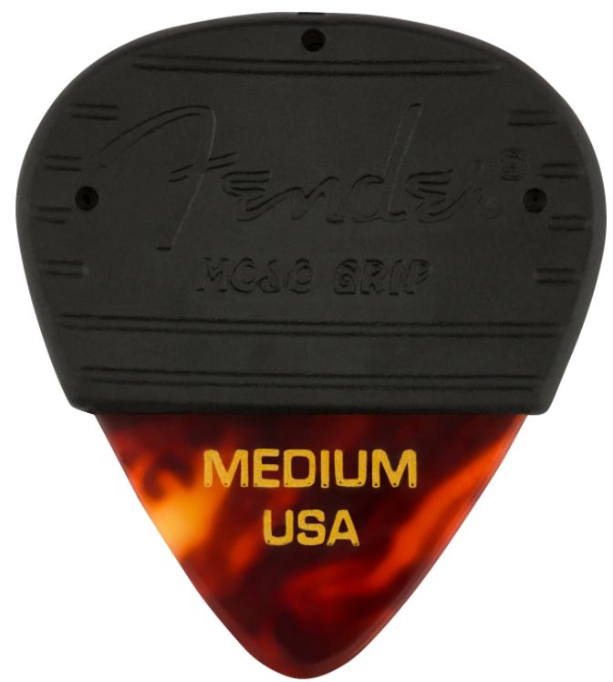 Fender Mojo Grip Picks Celluloid Medium 3-Pack Tortoiseshell