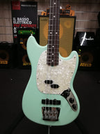 Fender American Performer Mustang Bass Satin Surf Green