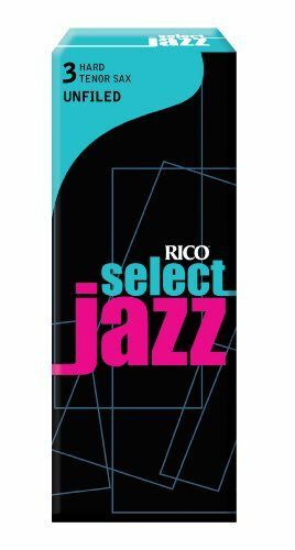Rico 5 Tenor Saxophone Reeds Select Jazz 3H Unfiled