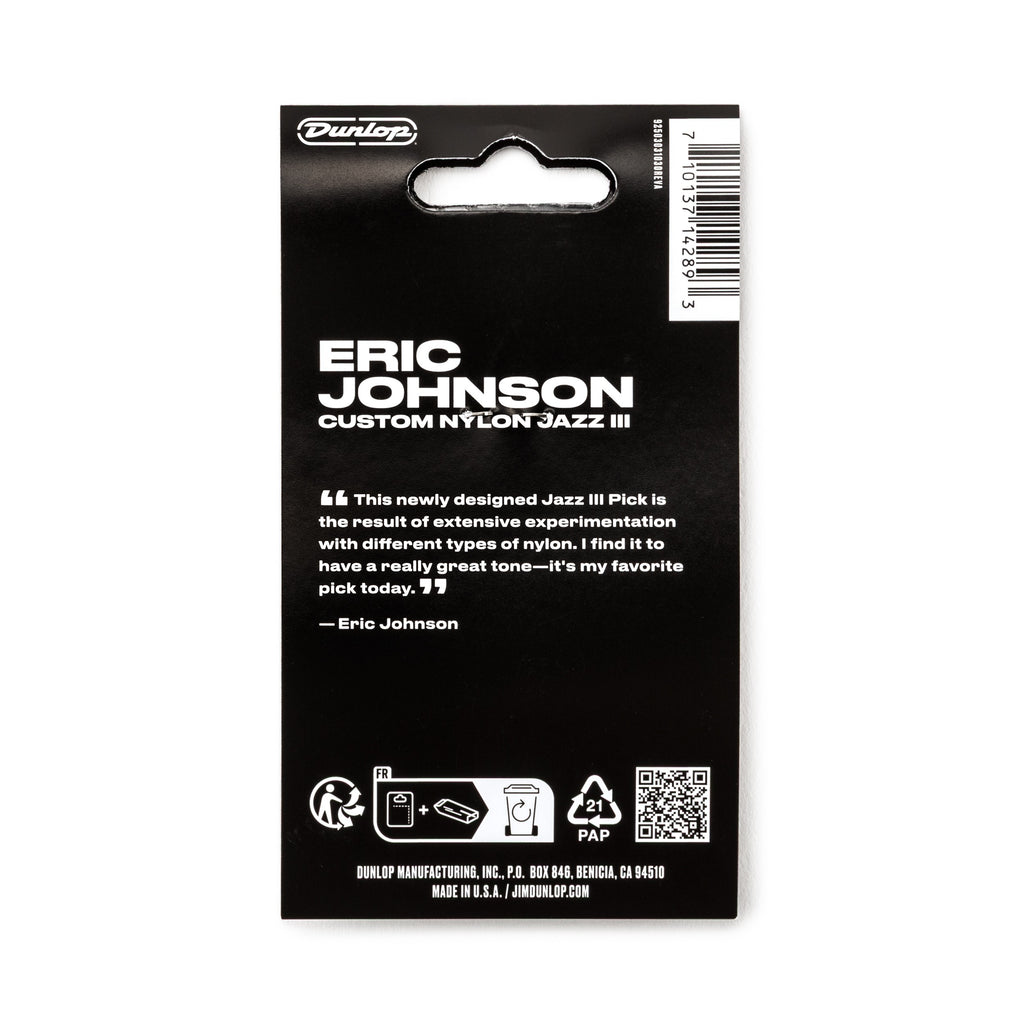 Dunlop 407P138EJ Eric Johnson Jazz III Player’s Pack