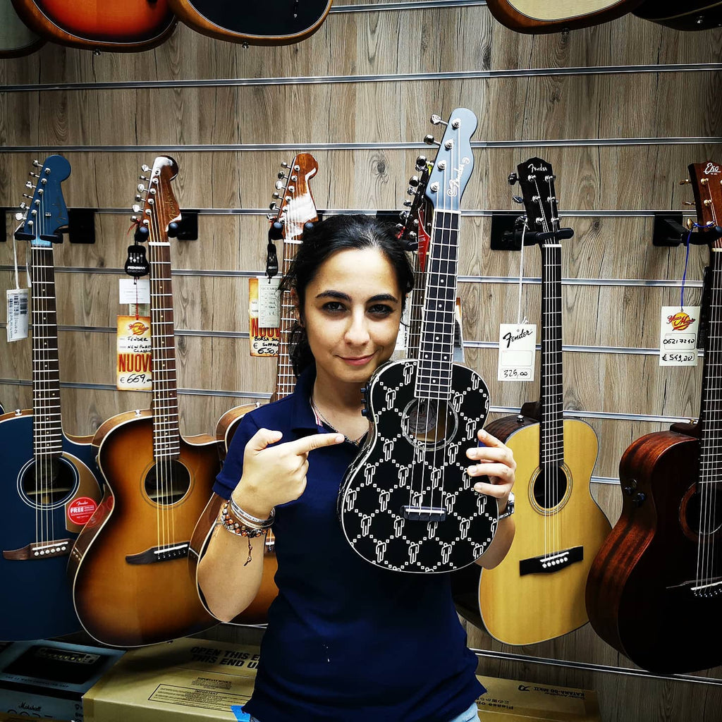 Fender Billie Eilish Uke Ukulele Black