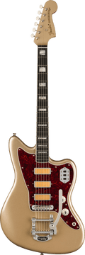Fender Gold Foil Jazzmaster Tastiera Ebony Shoreline Gold