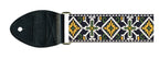 Souldier Torpedo San Quentin Cash Green Gold Guitar Strap