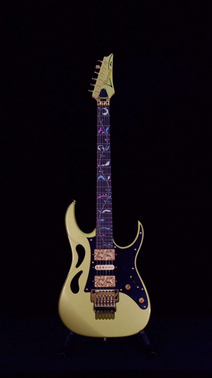 Ibanez Steve Vai Pia3761Sdg Sun Dew Gold Con Case