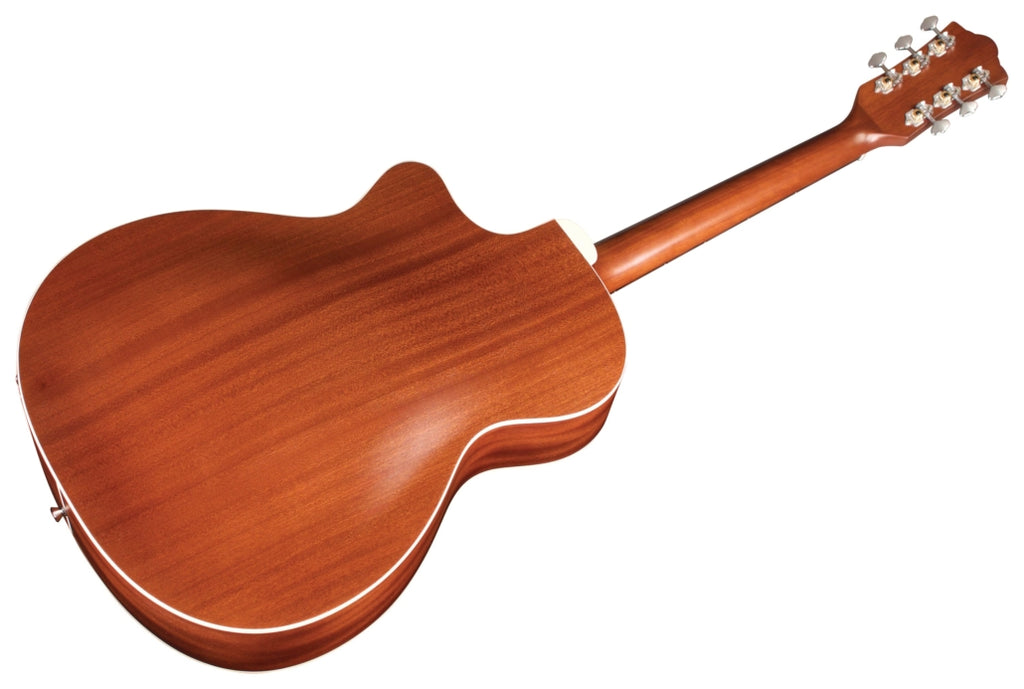 Guild OM240CE Satin Oxblood Burst Electro-Acoustic Guitar