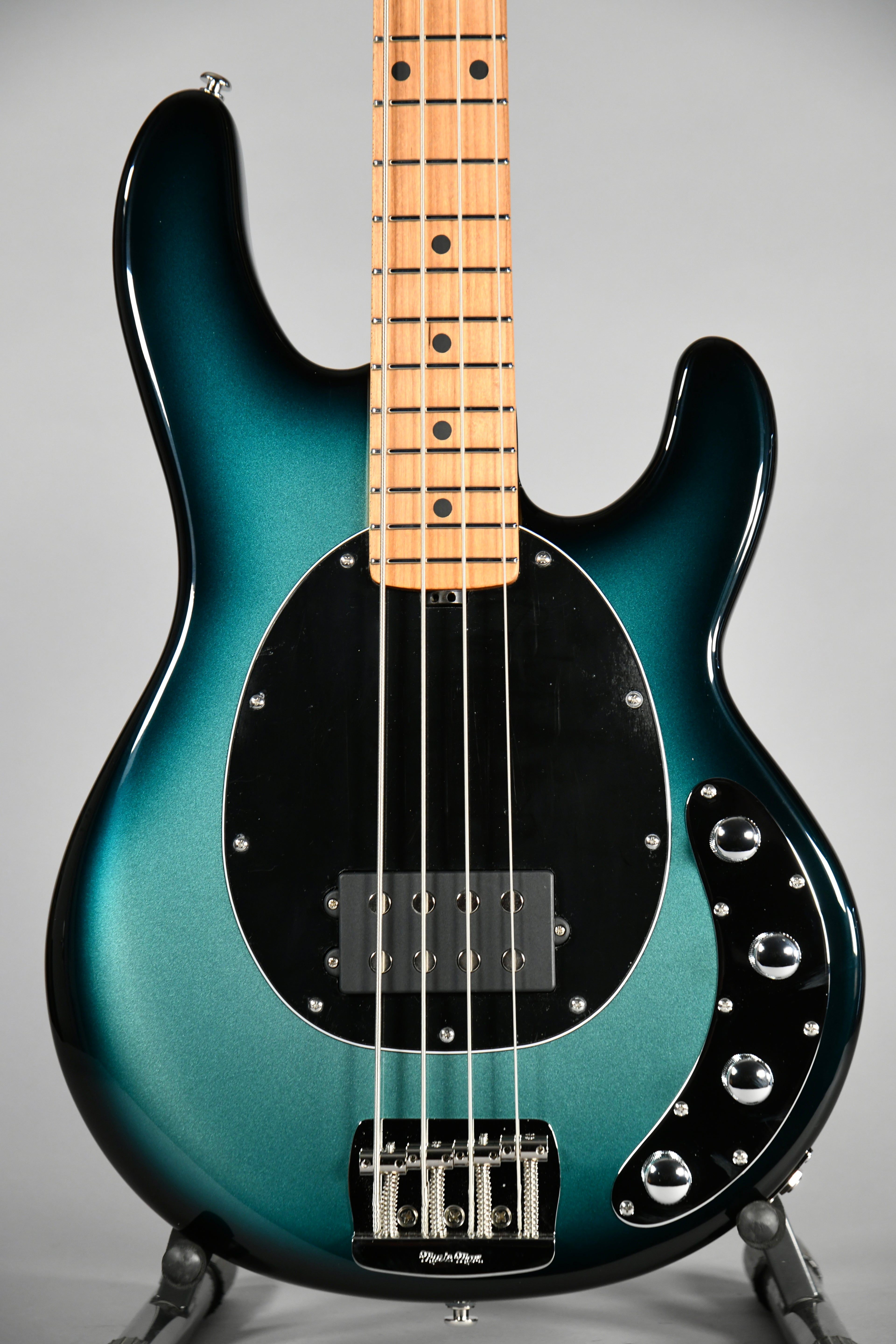 MusicMan StingRay 4 Special H Roasted Maple Neck Forest Green Pearl