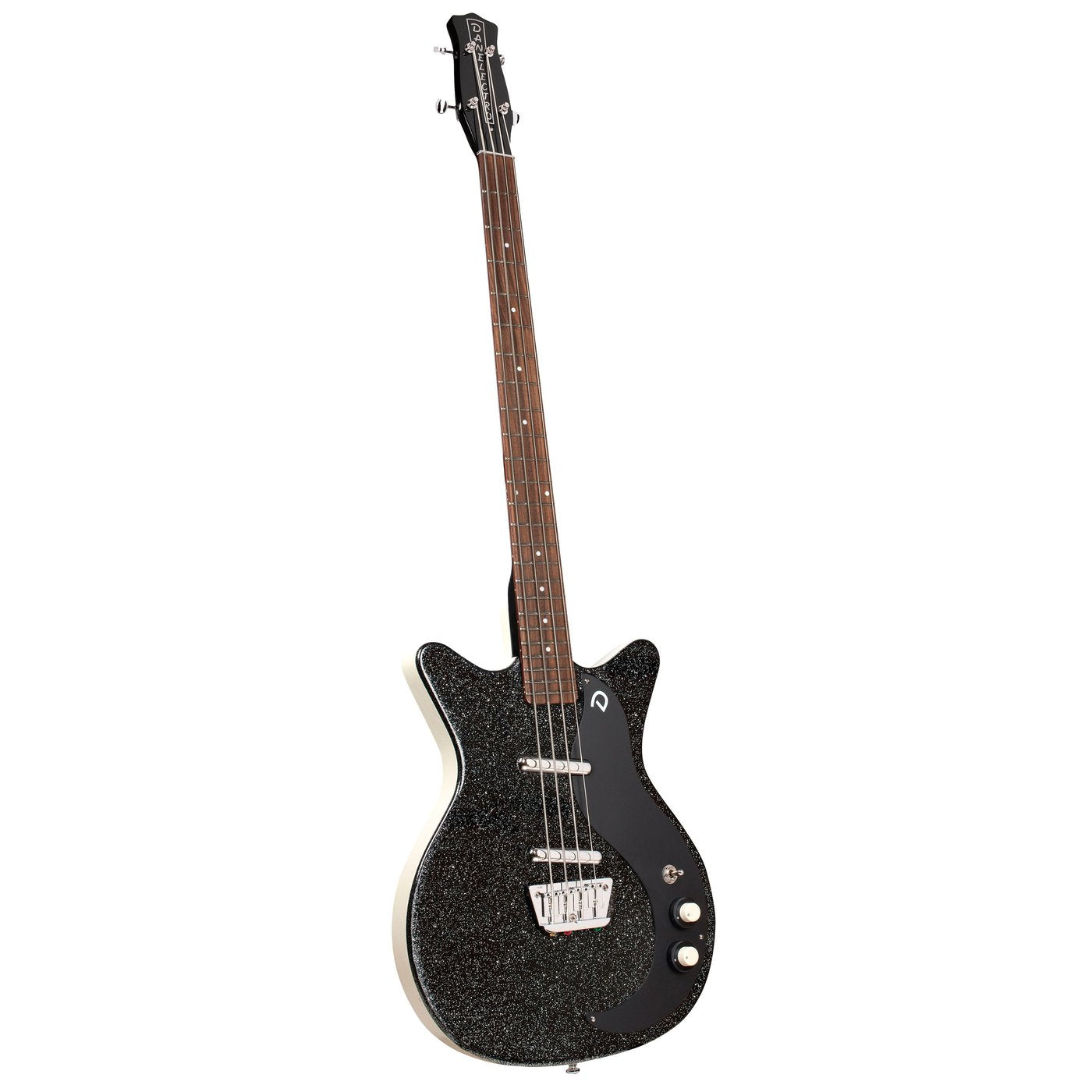 Danelectro 59DC Basso a Scala Corta Black Metal Flake