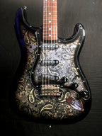 Fender Limited Stratocaster Black Paisley Chitarra Elettrica