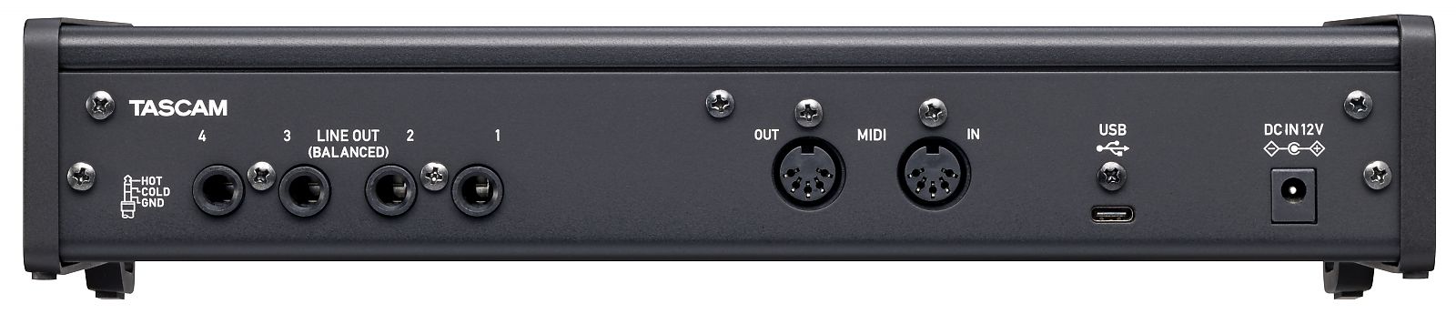 Tascam Us4X4 HR Scheda audio Usb Midi 4 In 4 Out