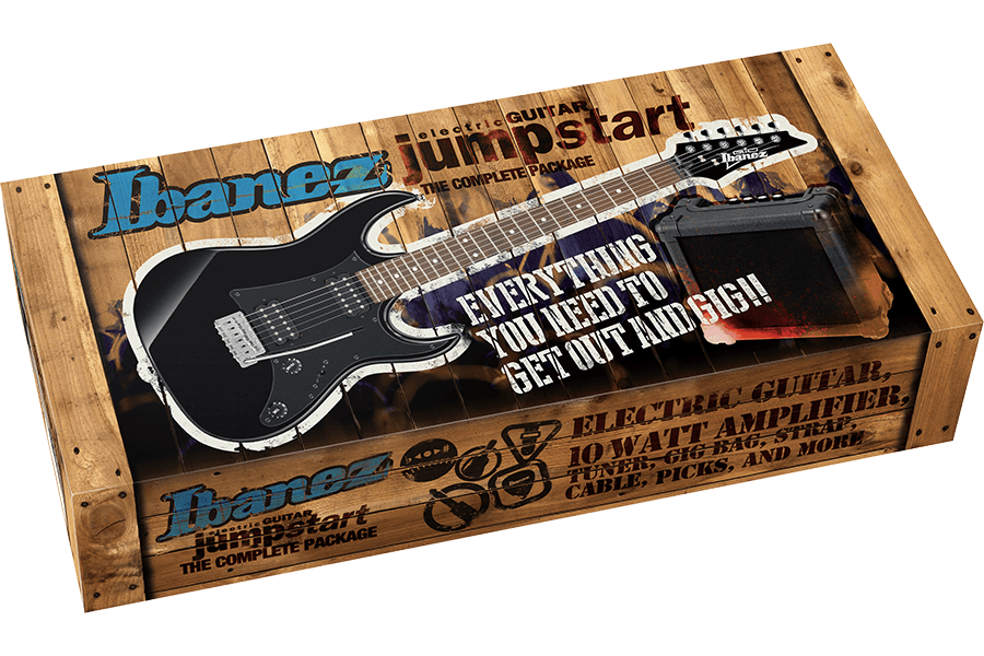 Ibanez Ijrg200Bk Jumpstart Kit Black