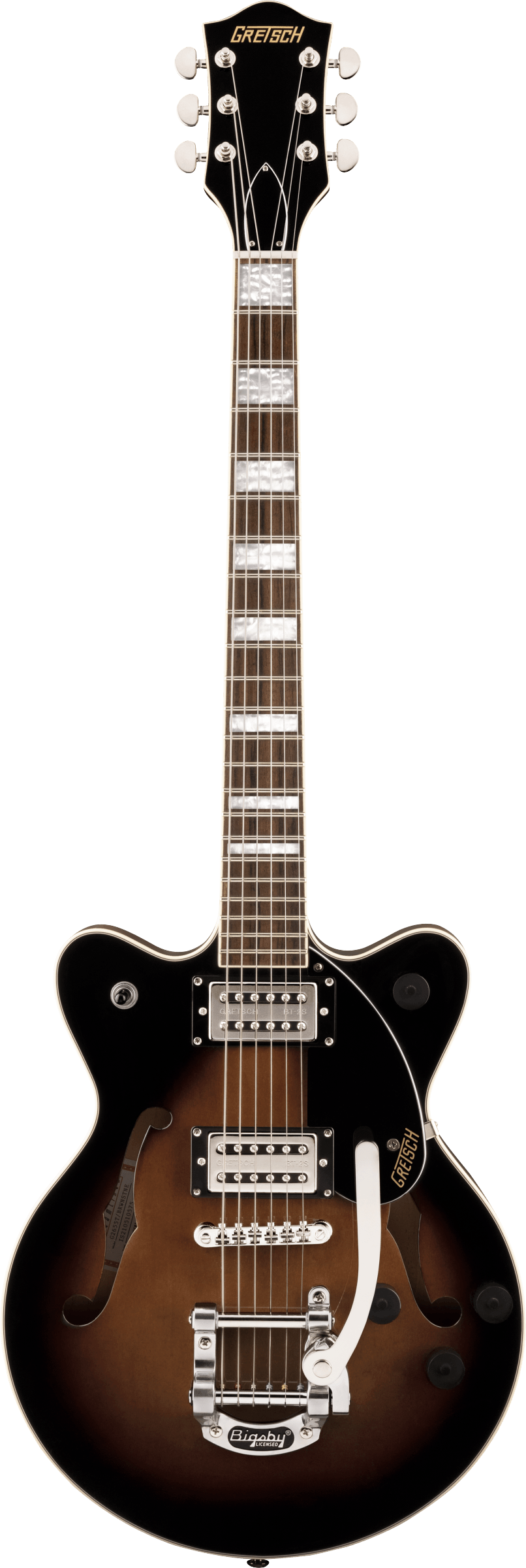Gretsch G2655T Streamliner Center Block Jr Double Cut Brownstone Maple