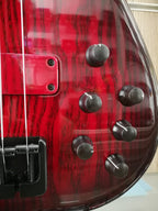 Fbass Furlanetto Bn5 Basso Elettrico Transparent Red Burst