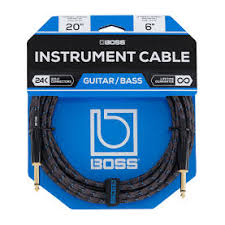 Boss BIC20 Instrument Cable Jack 6.3mm - Jack 6.3mm 6m