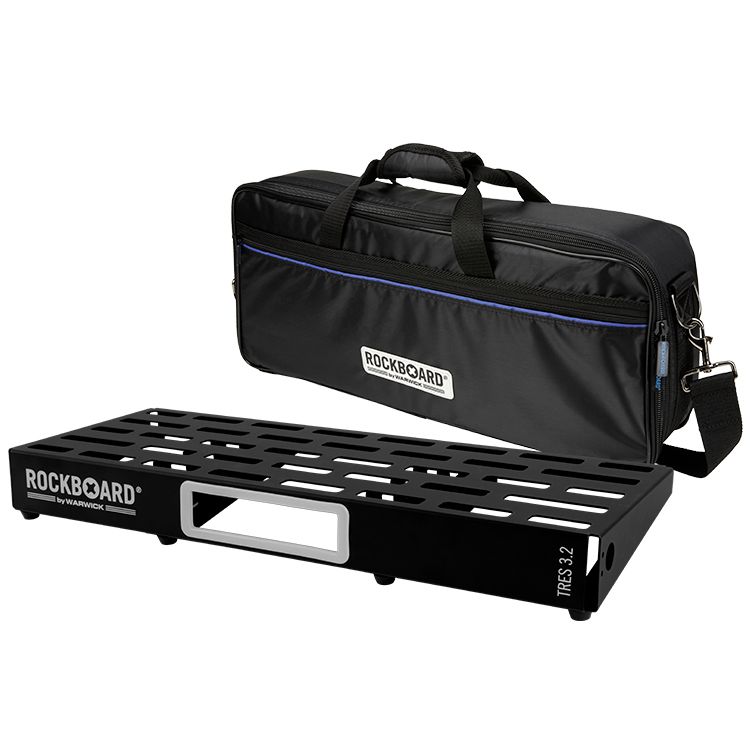 Rockboard By Warwick Rbo 3.2 Tres Pedaliera 59,8x23,4 cm con Borsa