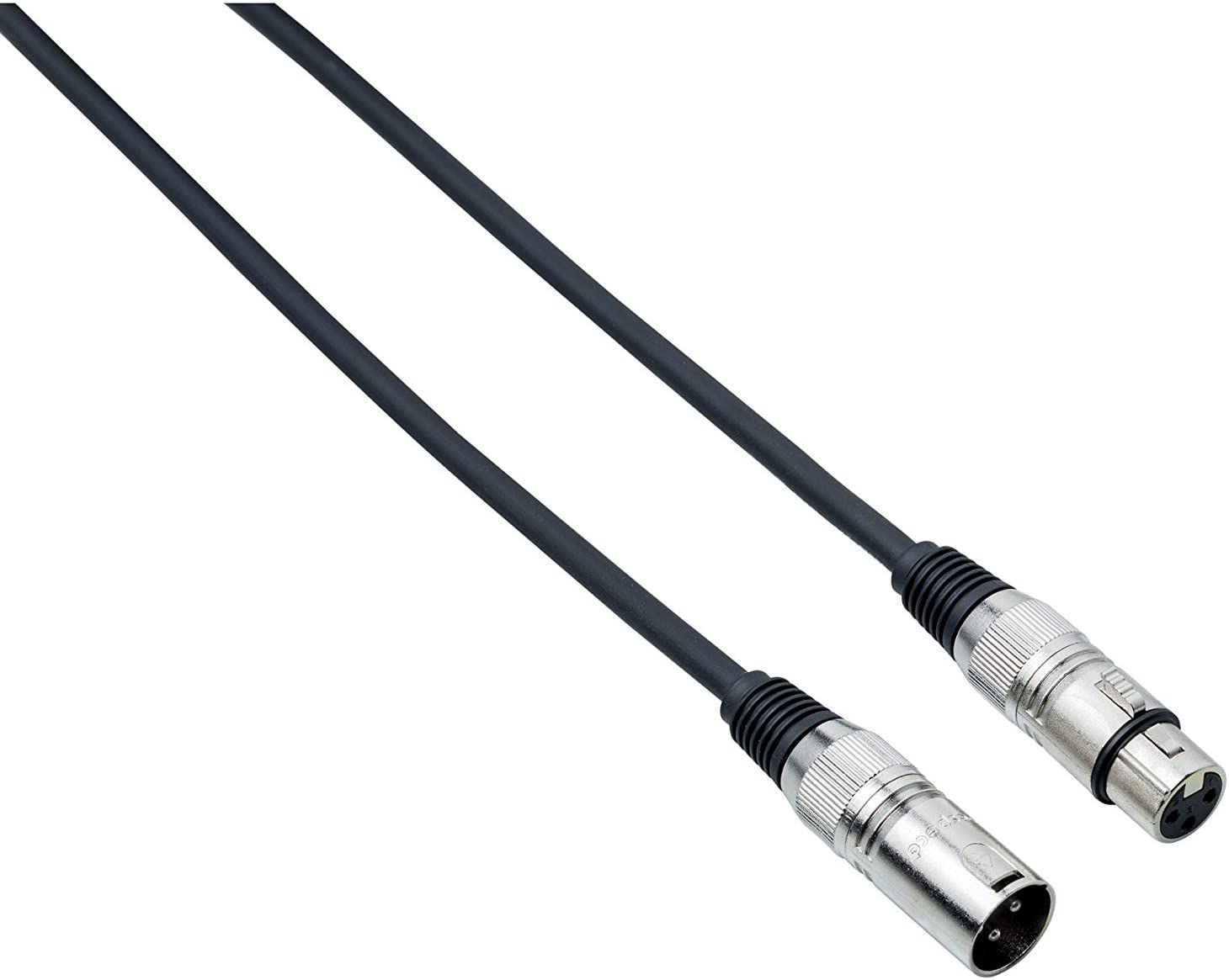Bespeco Cavo Microfonico XLR3 M XLR3 F Nero Mt3