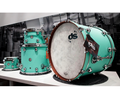 Dsdrum Kit Batteria Rebel Custom Shop All Maple Cadillac Green Lacquered Finish
