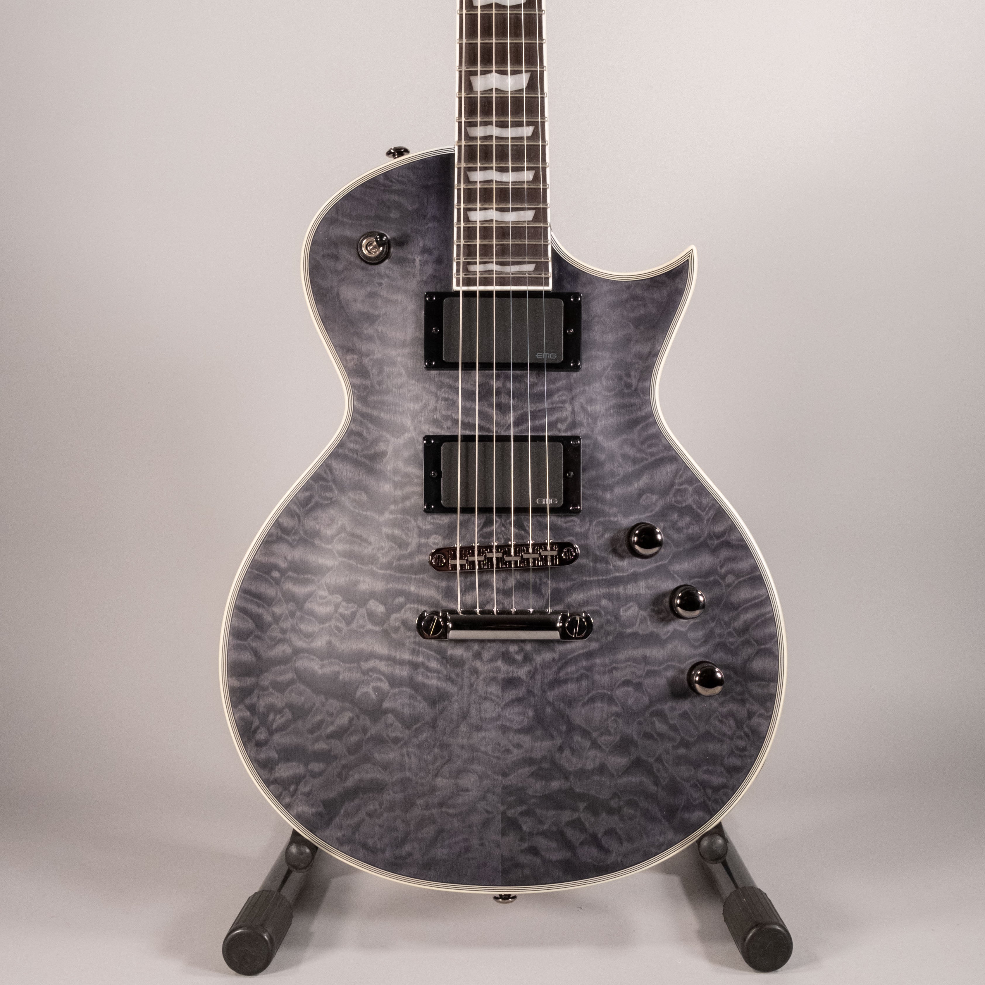 LTD EC-401 QM - See Thru Black Satin - Limited Edition