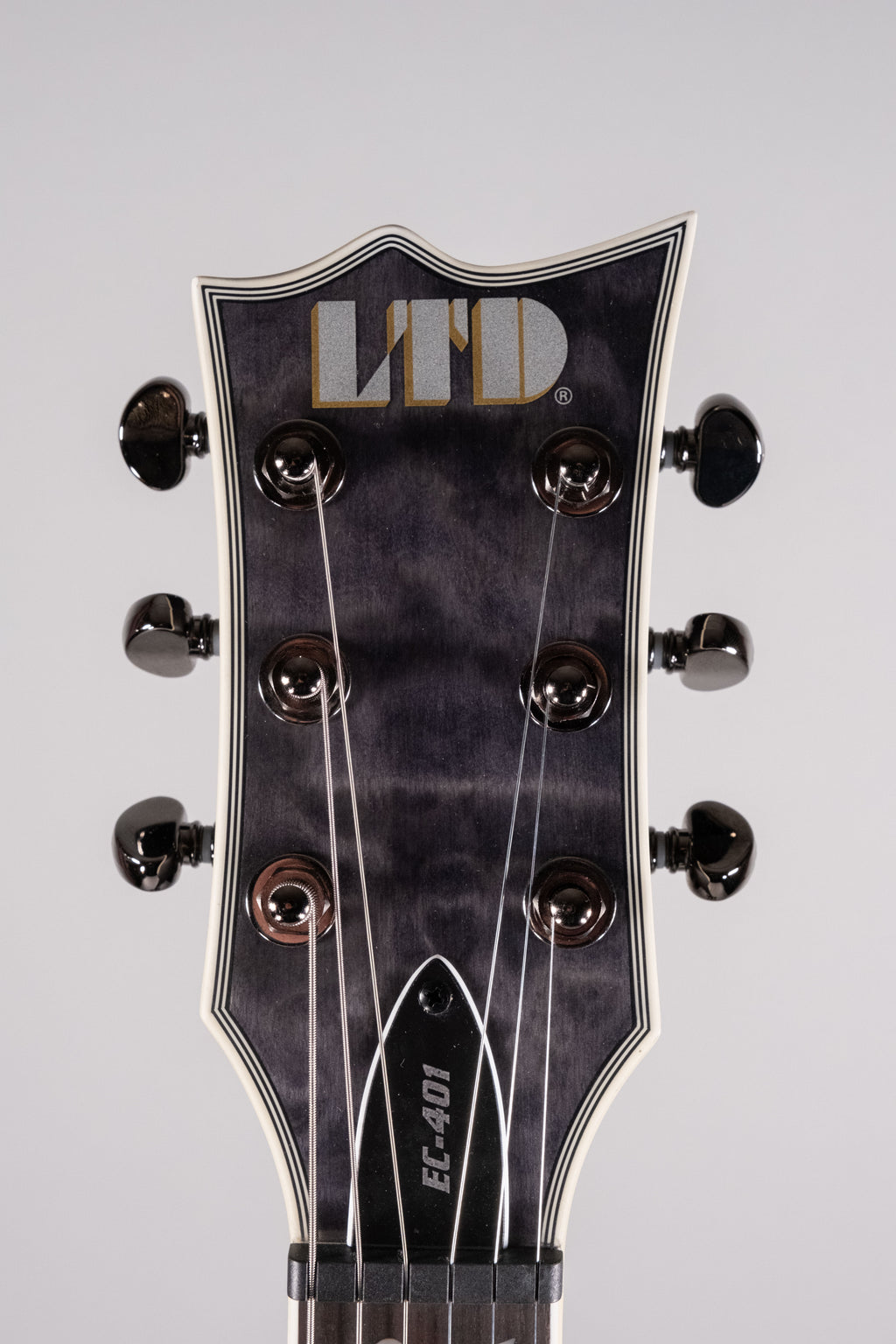 LTD EC-401 QM - See Thru Black Satin - Limited Edition